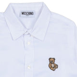 Moschino White Logo-Applique Shirt
