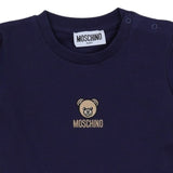 Moschino Navy Blue Teddy Bear Sweatshirt Dress