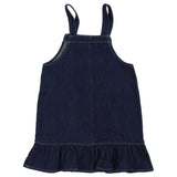Moschino Pink Teddy Bear Blouse & Blue Denim Jumper Dress Set