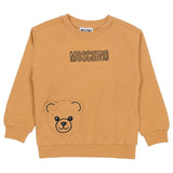Moschino Brown Bear Motif Sweatshirt