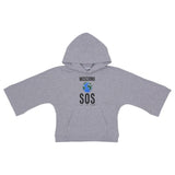 Moschino Grey Printed Hoodie