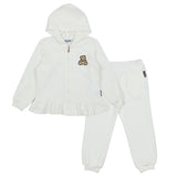 Moschino White Bear-Print Tracksuit Set