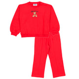 Moschino Red Teddy Bear Tracksuit Set
