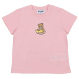 Moschino Pink Teddy Bear Print T-Shirt