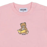 Moschino Pink Teddy Bear Print T-Shirt
