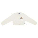 Moschino White Teddy Bear Cardigan