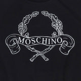Moschino Black Laurel Crown Print Sweatshirt