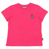 Moschino Pink Teddy-Embroidered T-Shirt