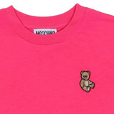 Moschino Pink Teddy-Embroidered T-Shirt