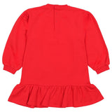 Moschino Red Teddy Bear Ruffle Dress