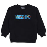 Moschino Black Glitch-Logo Tracksuit Set