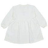 Moschino White Teddy Bear Drop-Waist Dress