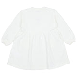 Moschino White Teddy Bear Drop-Waist Dress