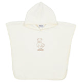 Moschino Off White Teddy Bear Poncho Towel
