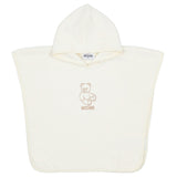 Moschino Off White Teddy Bear Poncho Towel