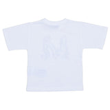 Moschino "M" Ribbon White Print T-Shirt
