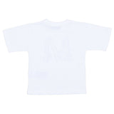 Moschino White Ribbon Print T-Shirt