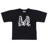 Moschino Black Ribbon Print T-Shirt
