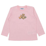 Moschino Pink Bear & Deer Long-Sleeve T-Shirt