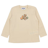 Moschino Beige Bear & Deer Long-Sleeve T-Shirt