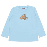 Moschino Blue Bear & Deer Long-Sleeve T-Shirt