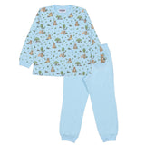 Moschino Blue Bear-Print Tracksuit Set