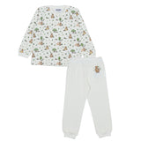 Moschino White Bear-Print Tracksuit Set