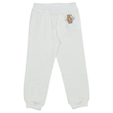 Moschino White Bear-Print Tracksuit Set