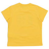 Moschino Yellow Printed Cotton Jersey T-Shirt