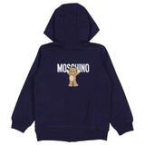 Moschino Navy Blue Kids Teddy Bear-Motif Blue Tracksuit Set