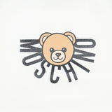 Moschino Kids White Teddy-Embellishment Beanie