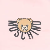 Moschino Kids Light Pink Teddy-Embellishment Beanie