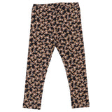 Moschino Black All-Over Teddy Bear-Print Leggings