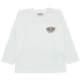 Moschino Kids White Baby t-shirt With Teddy Print