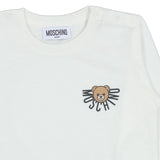 Moschino Kids White Baby Sweatshirt With Teddy Print