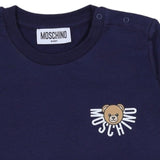 Moschino Kids Blue Baby Sweatshirt With Teddy Print