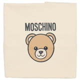 Moschino Beige Kids Teddy Bear-Print Blanket