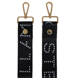 Stella McCartney Black Sling Bag With Brand Name