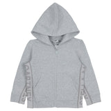 Stella McCartney Grey Jacket Hooded With Brand Name