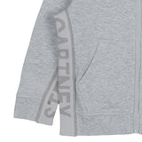 Stella McCartney Grey Jacket Hooded With Brand Name