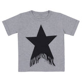 Stella McCartney Grey T-Shirt With Star Emb