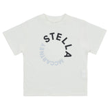 Stella McCartney White T-Shirt With Brand Name Print