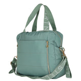 Stella McCartney Green Diaper Bag With Brand Name Strip