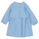 Stella McCartney Blue Dress Denim With Flower Print