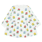 Stella McCartney White Dress With Multi Flower Printed