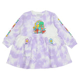 Stella McCartney White Dress With Earth Friends Print