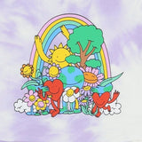 Stella McCartney White Dress With Earth Friends Print