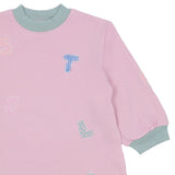 Stella McCartney Lilac Dress With Brand Name Emb