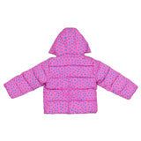 Stella McCartney Pink Jacket Hooded With Stars Printed