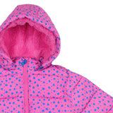 Stella McCartney Pink Jacket Hooded With Stars Printed